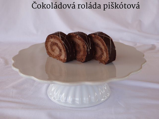 Čokoládová roláda piškótová