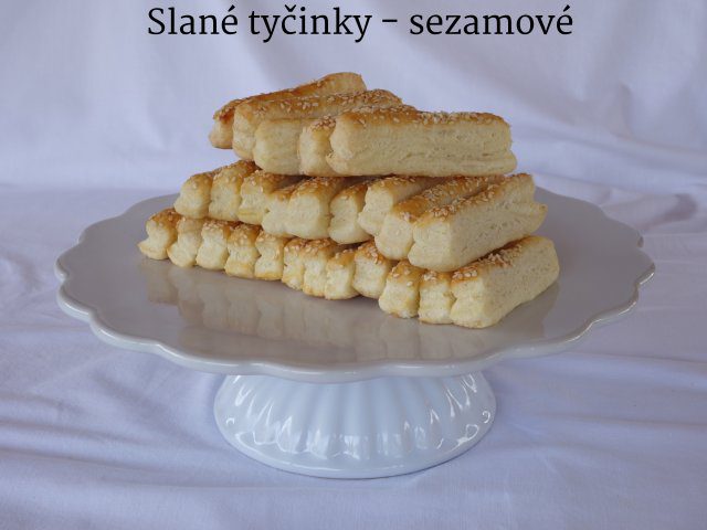 Slané tyčinky - sezamové